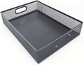 Metal Mesh Desk Organizer Tray A4 Large Office Storage Box - Simple