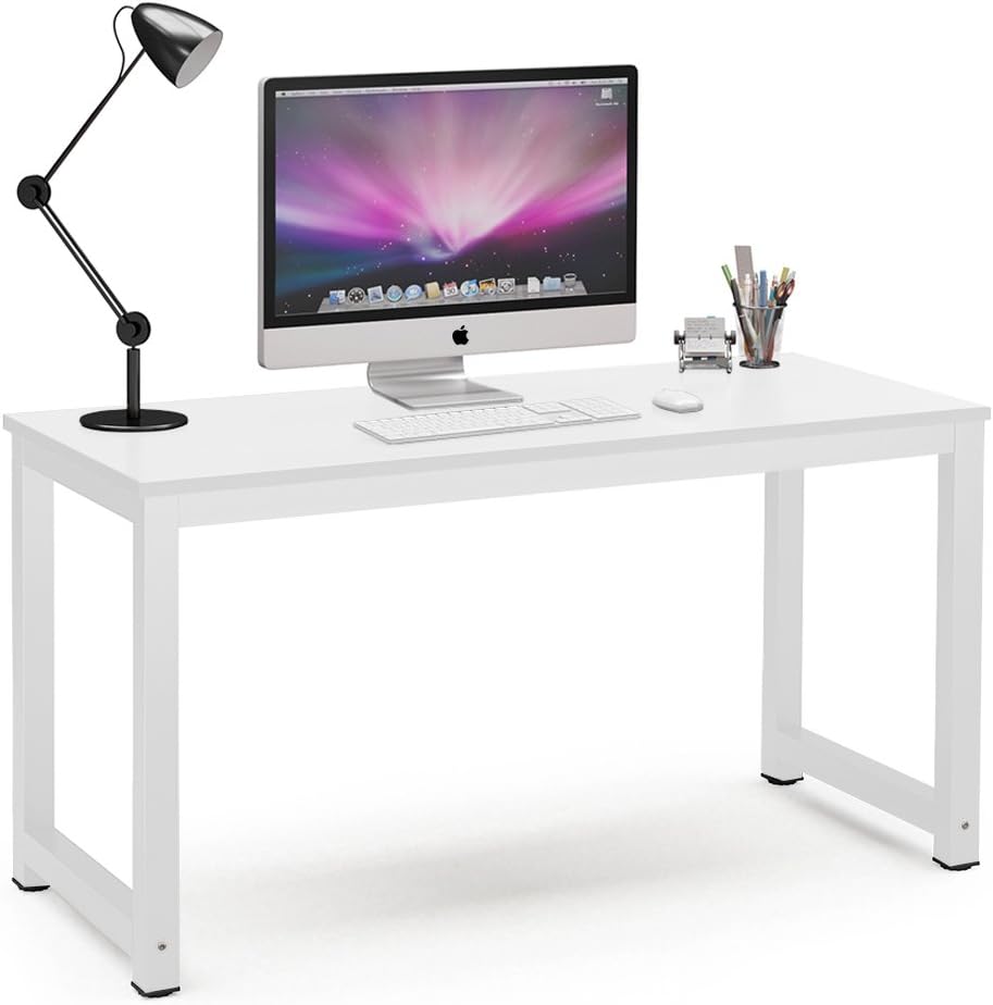 Tribesigns Computer Desk 55 inch Large Office Table for Home
