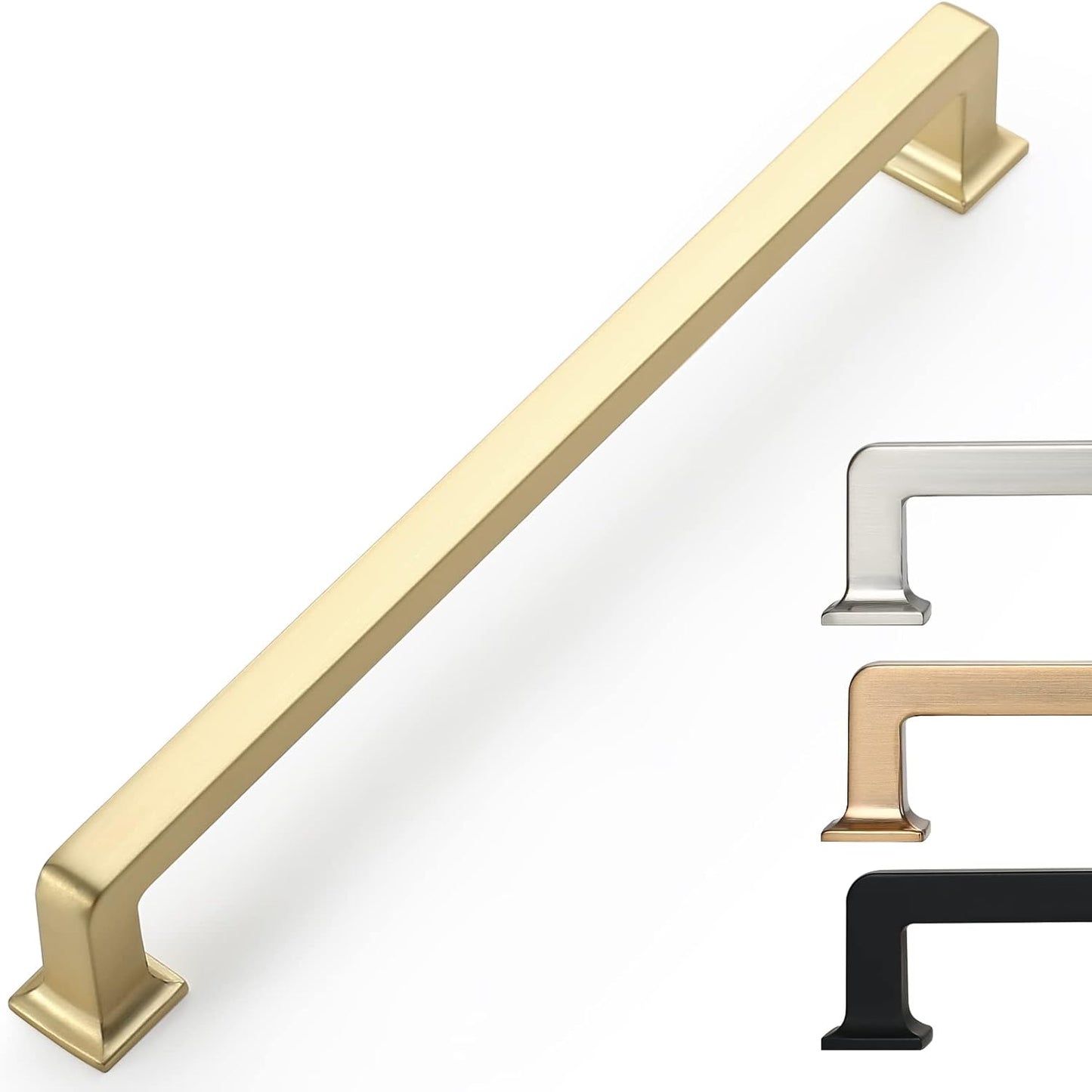 10 Pack 6.25 Inch Brushed Gold Cabinet Pulls for Kitchen Use