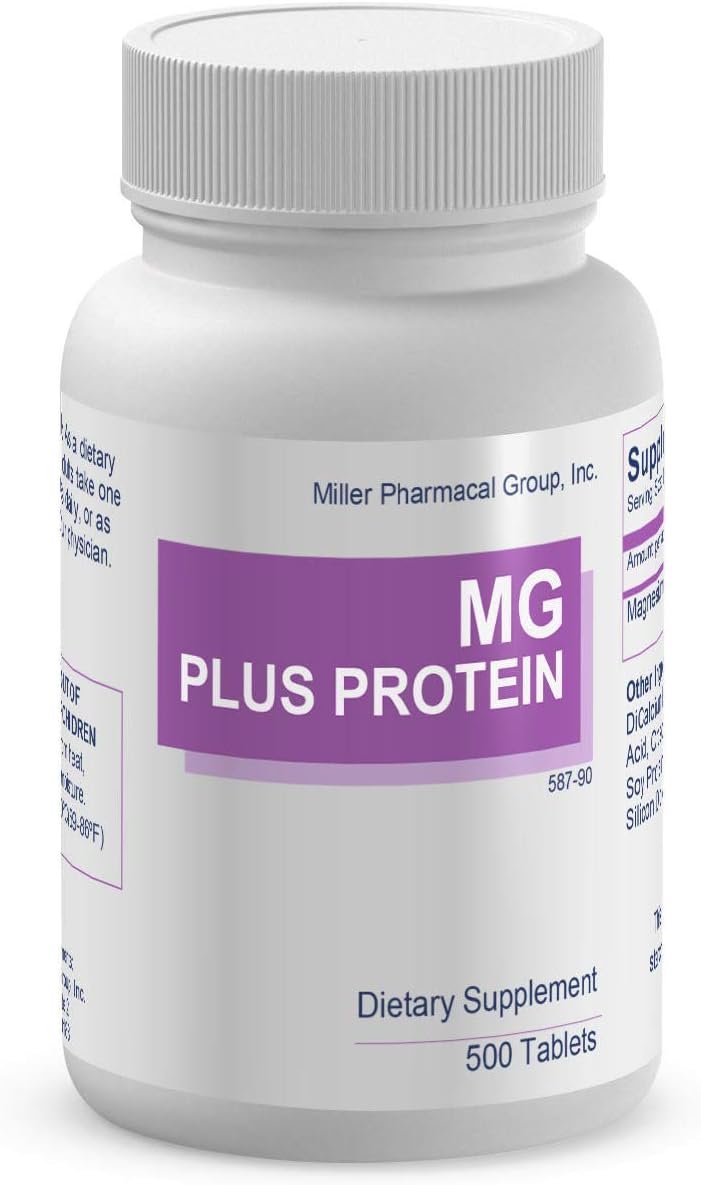 White Protein Powder by Mg Plus Protein - 500g for Muscle Gain