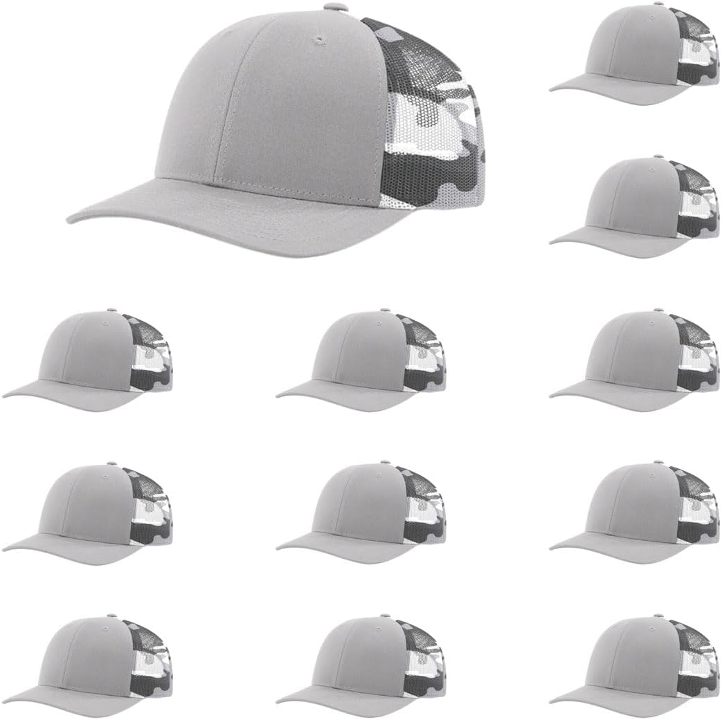 Richardson 112 Classic Six-Panel Adjustable Snapback Trucker Cap