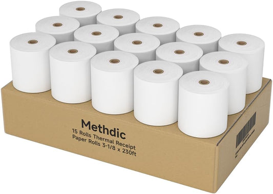 Premium 3 1/8 x 230 Thermal Paper Rolls - BPA Free