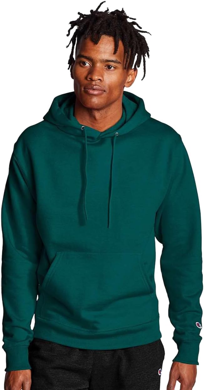 Champion XL Powerblend Hoodie, Emerald Green