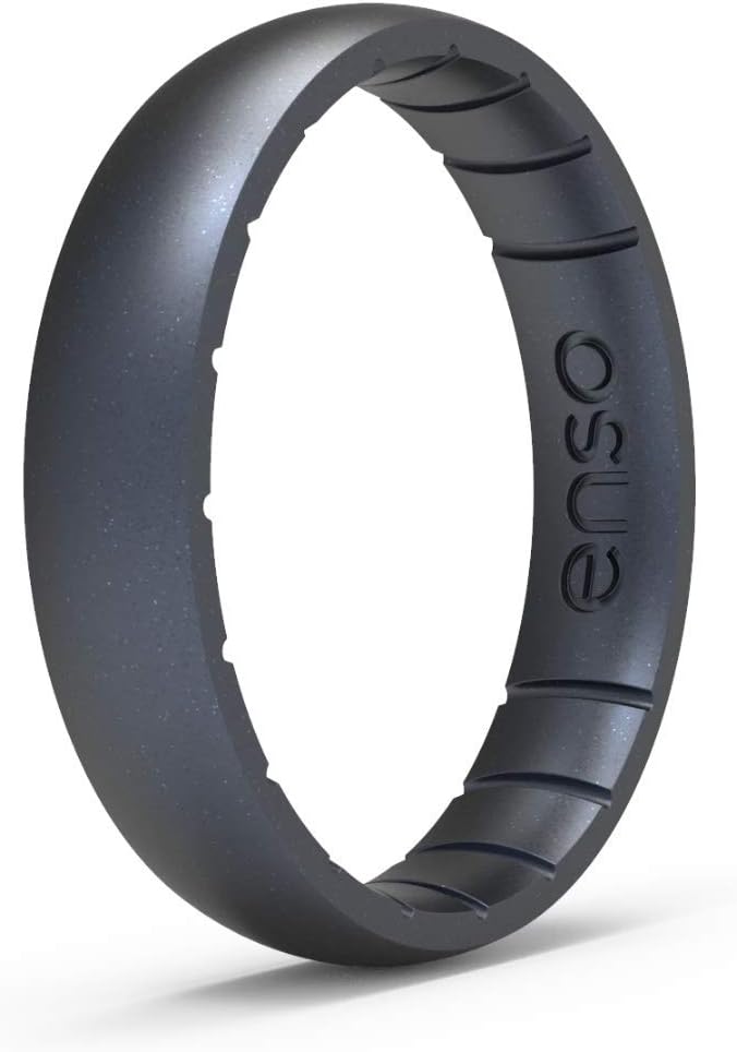 Enso Rings Thin Elements Silicone Ring for Stylish Weddings