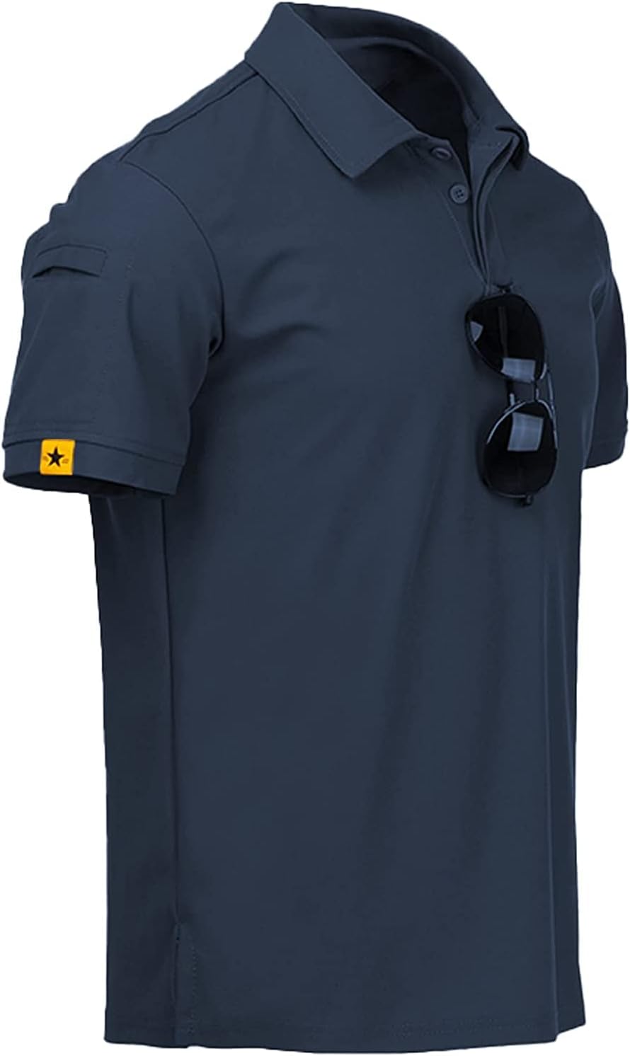 Moisture Wicking Golf Polo for Men - V VALANCH Athletic Shirt