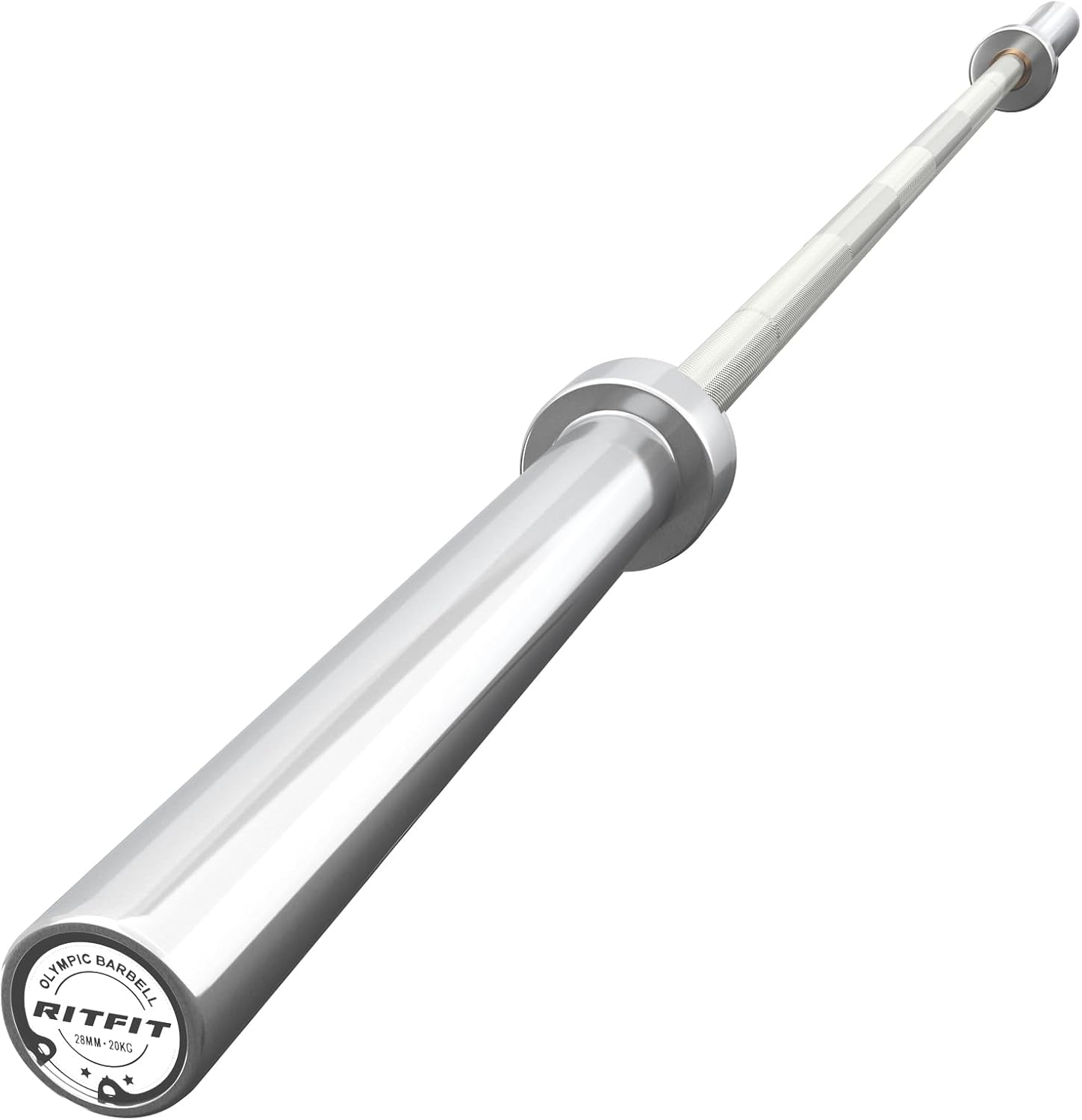 RITFIT 7FT Olympic Barbell for Strength Training and Weightlifting