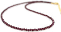 Handmade Red Garnet Crystal Choker Necklace - Elegant Everyday Wear