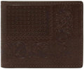 Fossil Derrick RFID-Blocking Leather Bifold Wallet with Flip ID Window