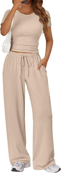 Trendy Queen 2 Piece Summer Sweatsuit Set - Cozy Athleisure Fit
