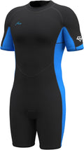 Men Shorty 2mm Neoprene Wetsuit Short Sleeve - Warm Water Fit