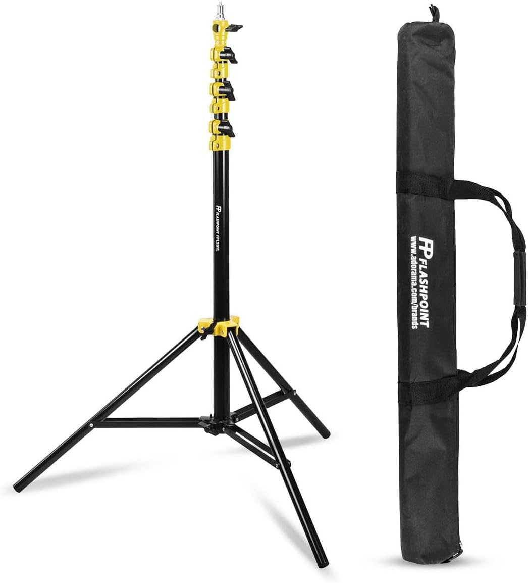 Flashpoint Color Coded Pro Air Cushioned Light Stand for Photography