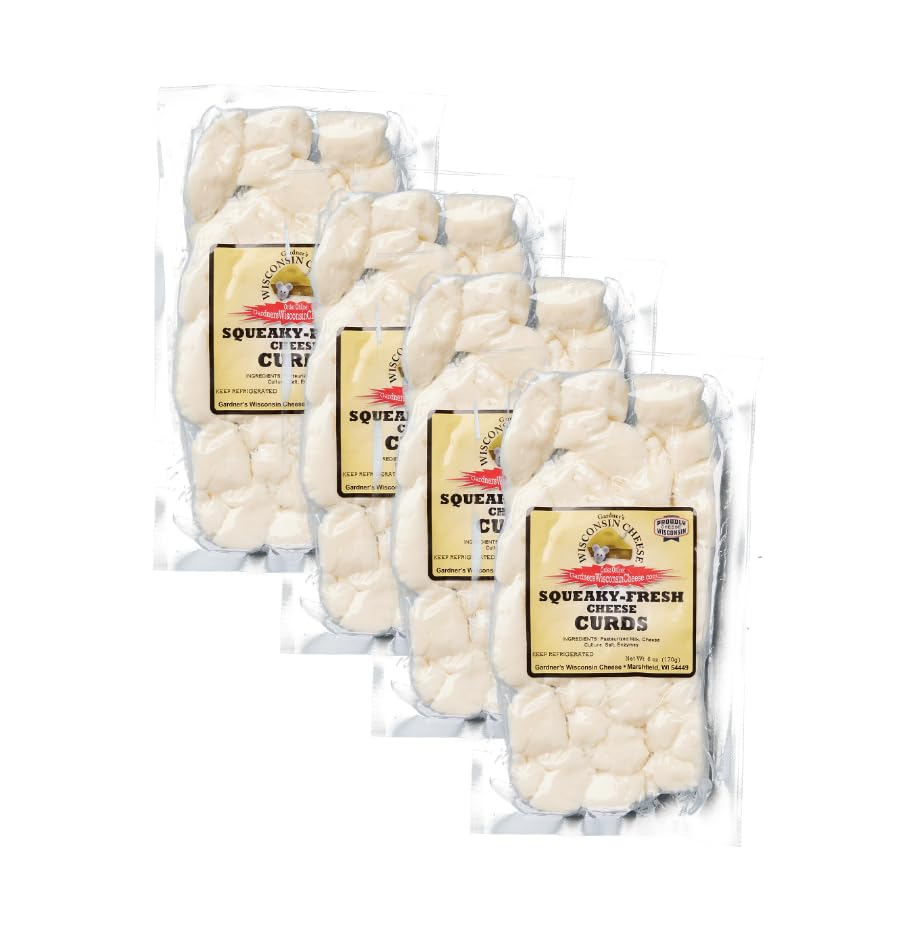 Wisconsin Cheese Curds 4 Pack - Artisan White Cheddar Delights