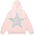 Y2k Oversized Star Hoodies for Men - Aesthetic 90s Pullover