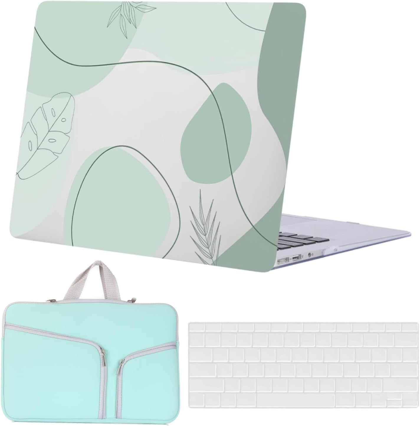 MacBook 12 Inch Hard Case & Shell - Pale Green Protective Cover