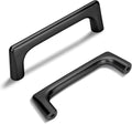 3.75 in Hole Center Matte Black Cabinet Pulls 15 Pack - Modern