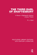The Third Earl of Shaftesbury: Insights into 18th Century Lit
