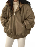 EMMIOL Womens Winter Reversible Fleece Puffer Coat - Warm & Stylish