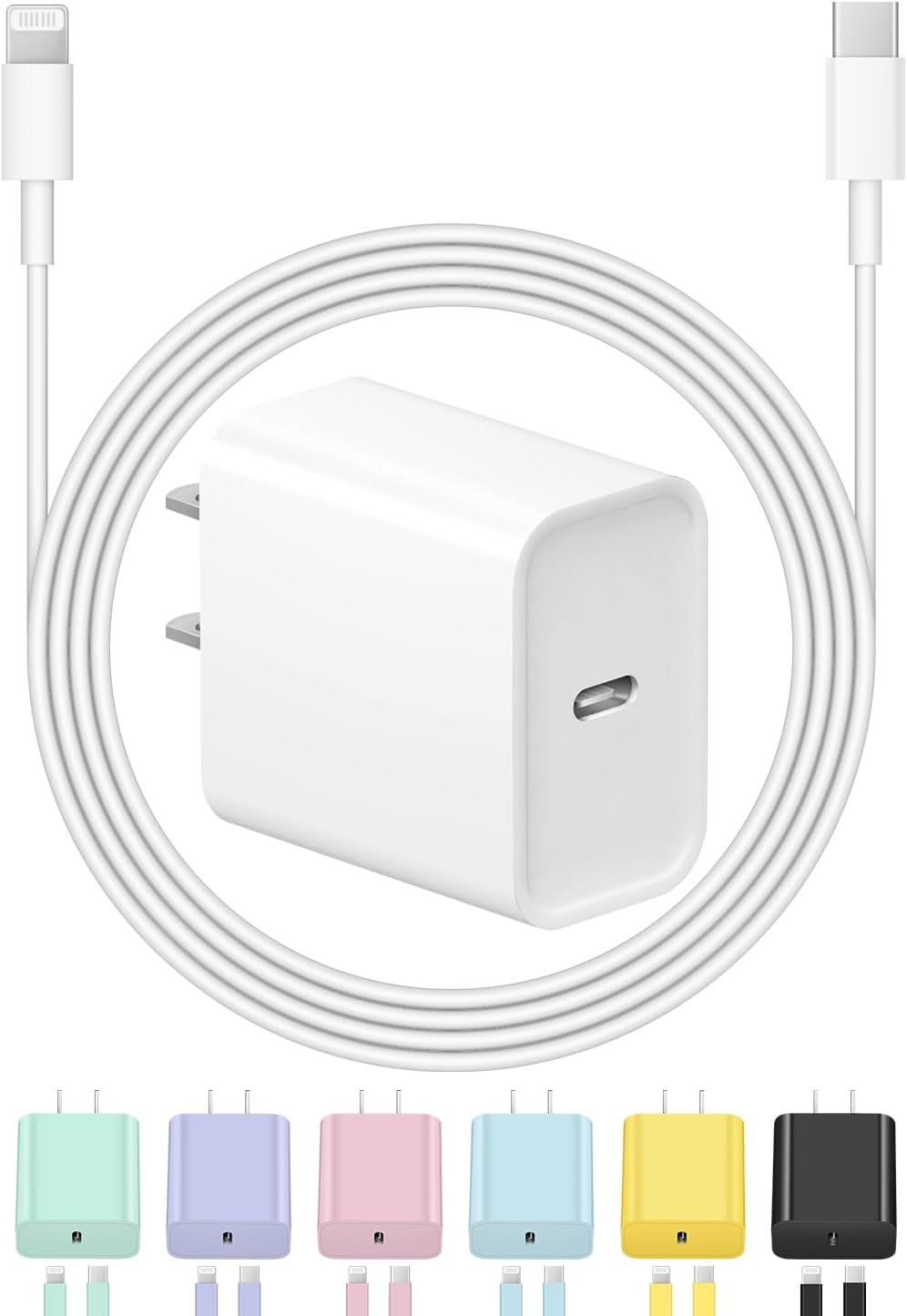 Quick Charge iPhone PD Wall Charger & Cable Set by ROMITAZ