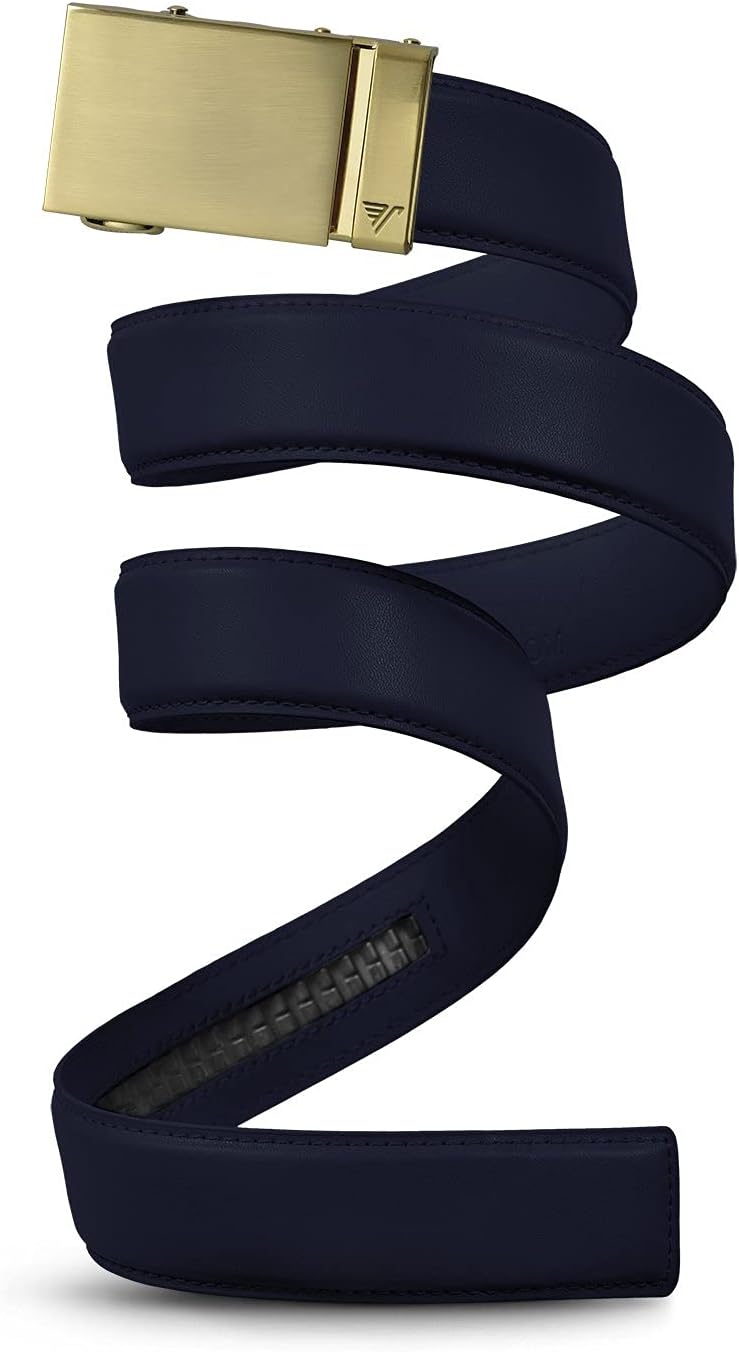 Mission Belt Men's Leather Ratchet Belt for Perfect Fit Every Time