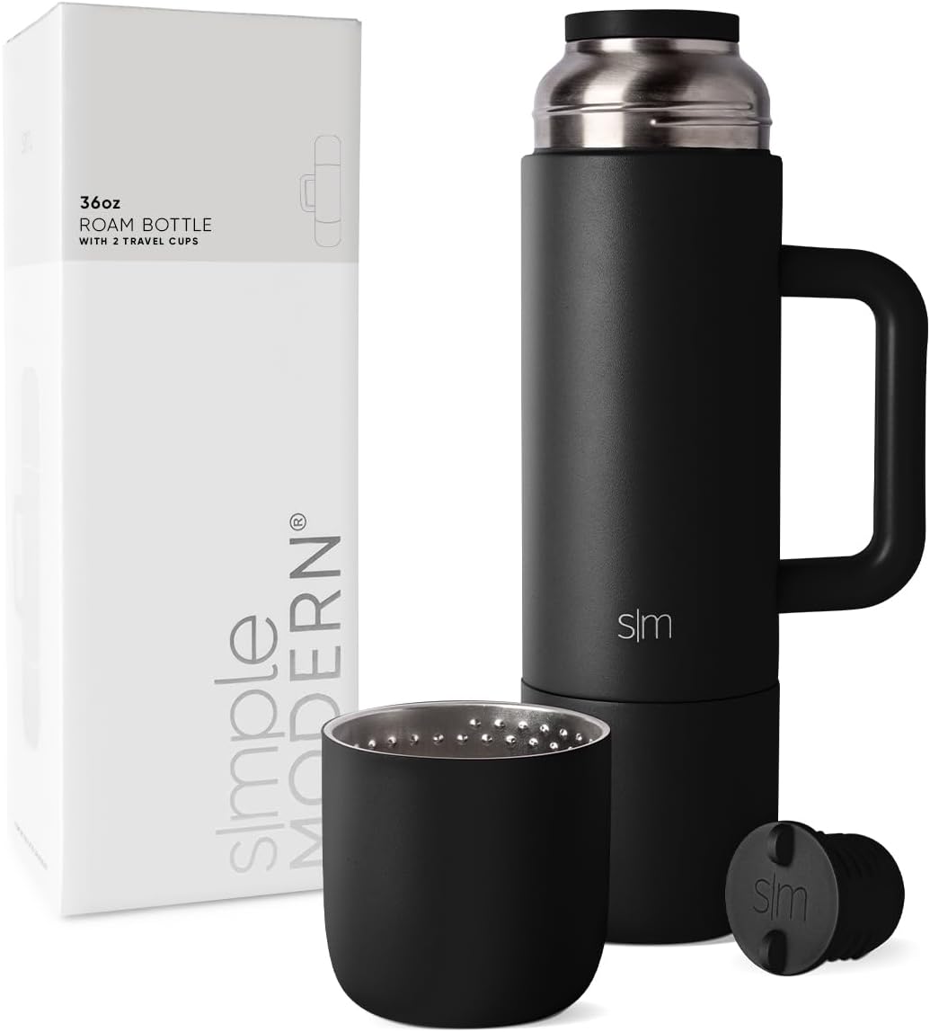 Simple Modern 36oz Insulated Hot Beverage Bottle with Mugs