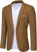 Men's Slim Fit One Button Sport Coat - Polyester Daily Blazer