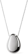 Ana Luisa Pebble Pendant Necklace - 14K Gold Plated Teardrop