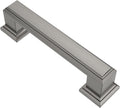 Brushed Black Nickel Cabinet Pulls 3 in Hole Center - Solid 10 Pack