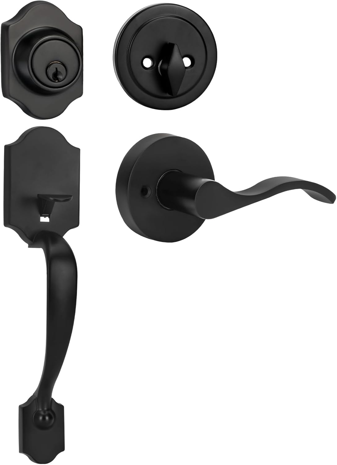 Azdele Front Door Handle and Deadbolt Set for Secure Entry