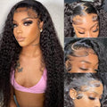 5x5 HD Lace Closure Deep Wave Wig Human Hair - Full 180% Density