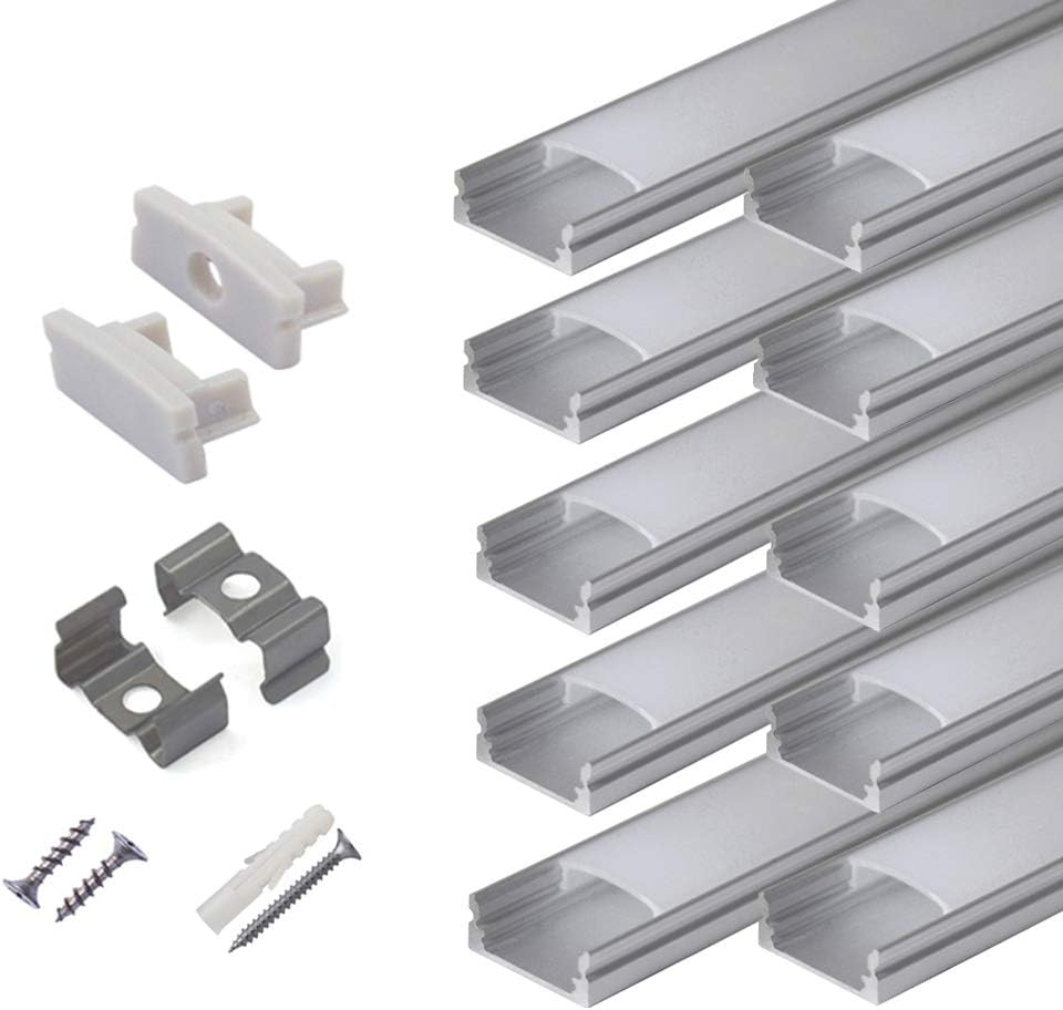 U Shape LED Aluminum Channel System for Easy Installations