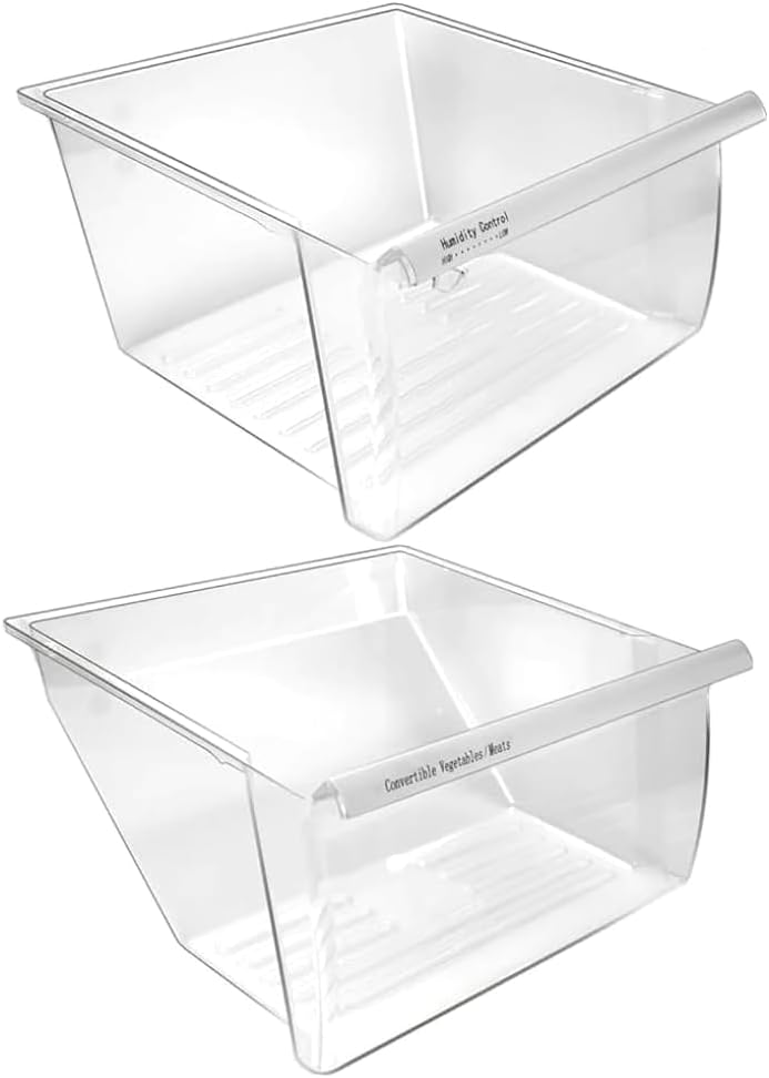 Crisper Bin Drawer Replacement Set for Whirlpool & Kenmore