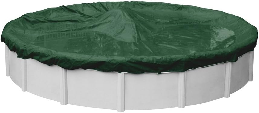 Robelle 21 ft Heavy Duty Green Winter Pool Cover for Above Ground