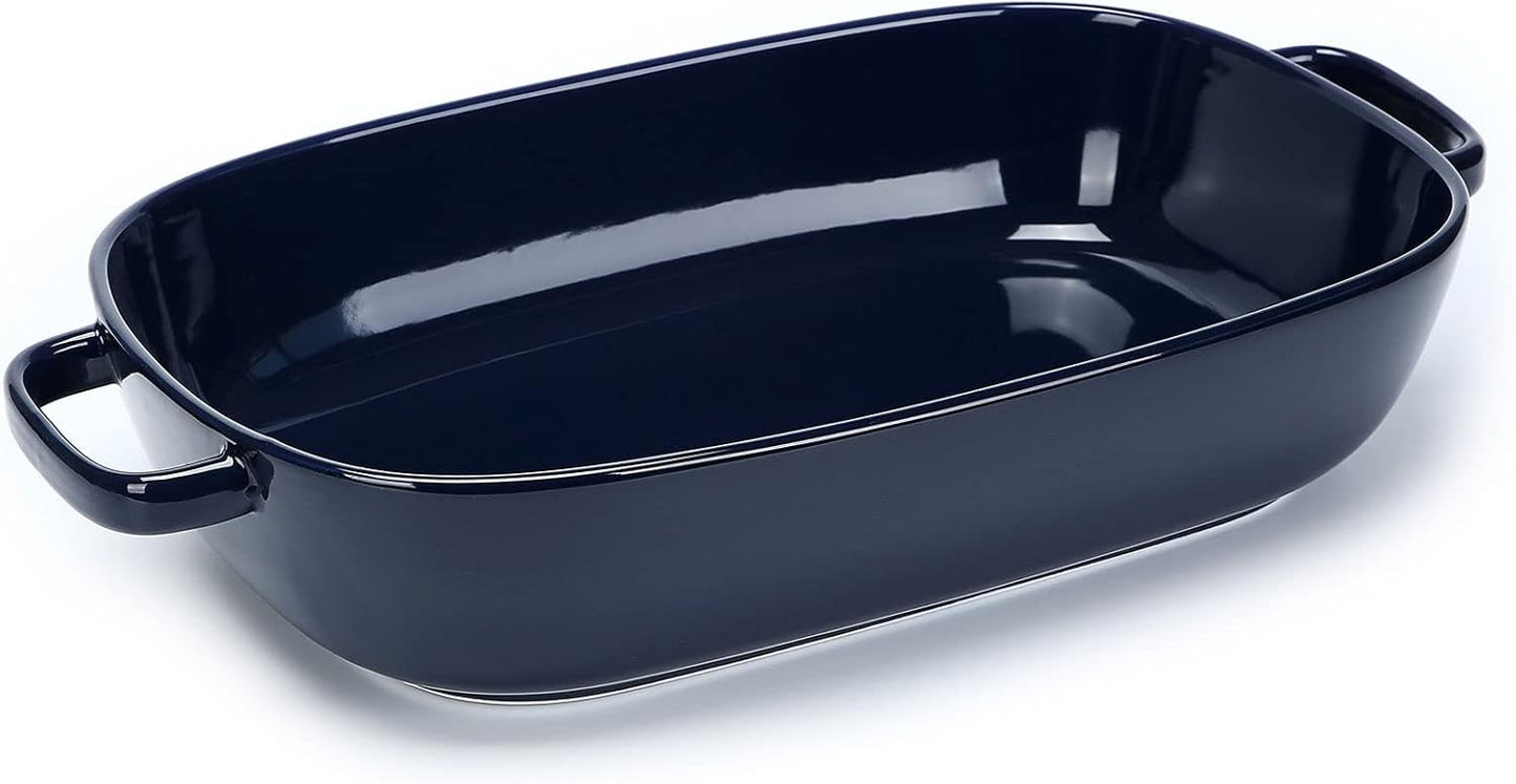 6 Quart Large Rectangular Baking Dish for Versatile Cooking