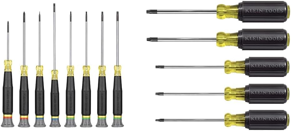 Klein Mini Precision Screwdriver Set & TORX Cushion Grip Set