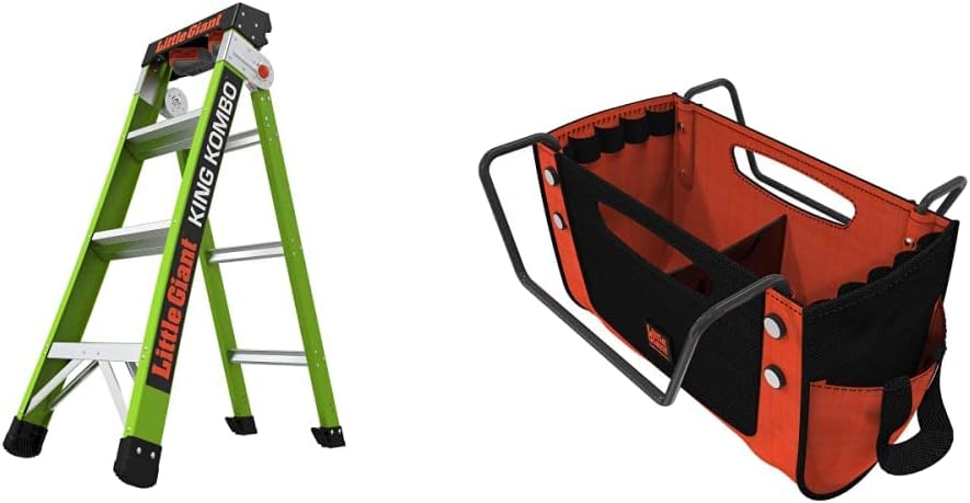 Little Giant Ladders King Kombo 4 ft. A Frame and Extension Ladder
