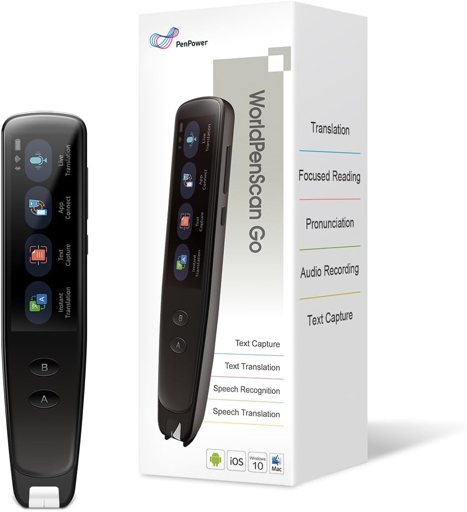 PenPower WorldPenScan Go | OCR Reading Pen
