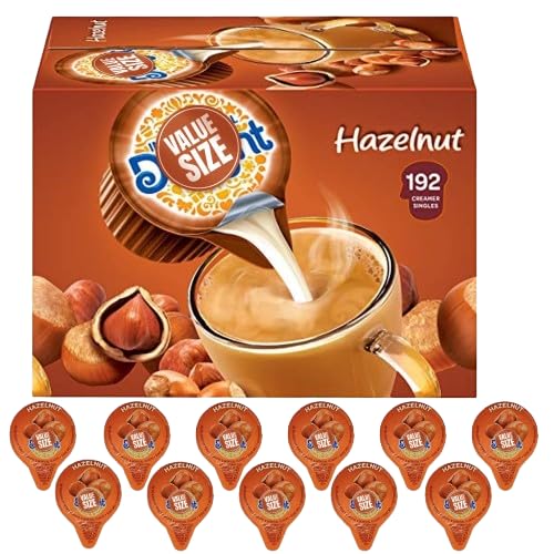 Hazelnut Coffee Creamer Singles for Offices and Homes
