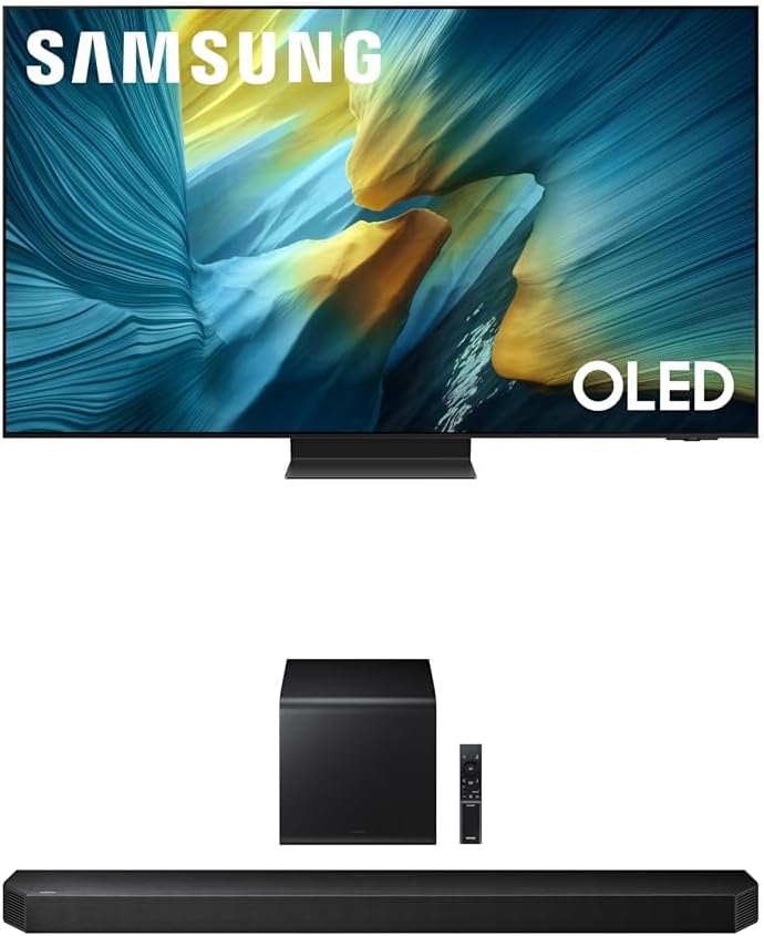 Samsung 65-Inch Class OLED S95F 4K Smart TV with Soundbar