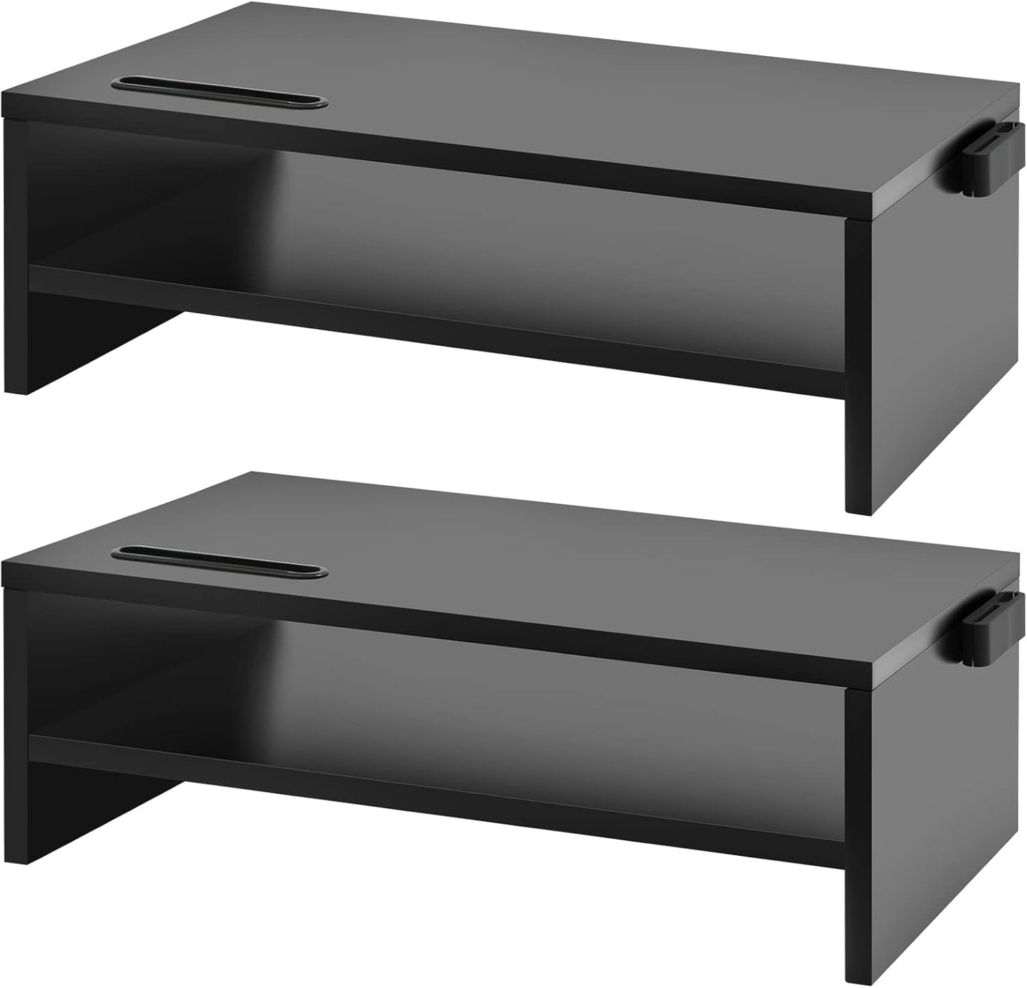 Marbrasse Monitor Stand Riser for Ergonomic Desktop Organization