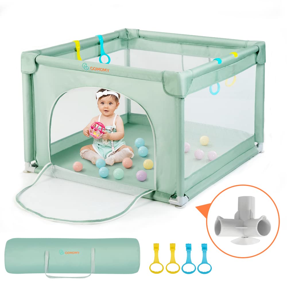 COMOMY Baby Playpen for Safe Indoor and Outdoor Fun