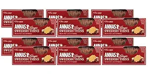 Annas Thins Ginger Pepparkakor Cookies - Vegan & Non-GMO Treats