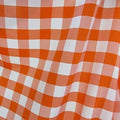 1 in Checkered Gingham PolyPoplin Fabric by the Yard - 60 in Wide Inc