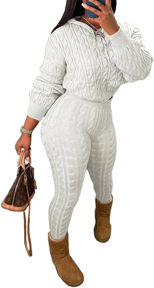 Nimsruc Knit Two Piece Outfits For Women Sweater Sets Review