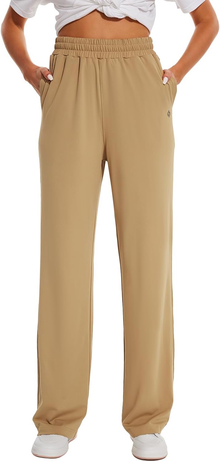 Tall Yoga Sweatpants with Pockets for Women - Quick Dry Joggers