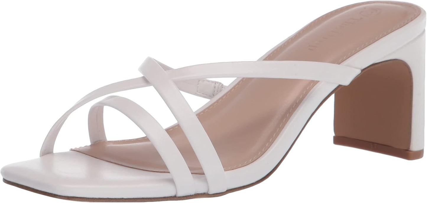 The Drop Women's Amelie Strappy Square Toe Heeled Sandal Review