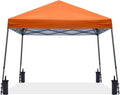 ABCCANOPY Stable Pop up Outdoor Canopy Tent, Orange - Quick Setup