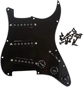 Musiclily SSS 11 Hole Strat Loaded Pickguard for Fender Guitars