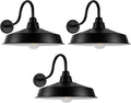 Gooseneck Barn Light Outdoor 16 in Dome Wall Mount - Classic Farmhouse