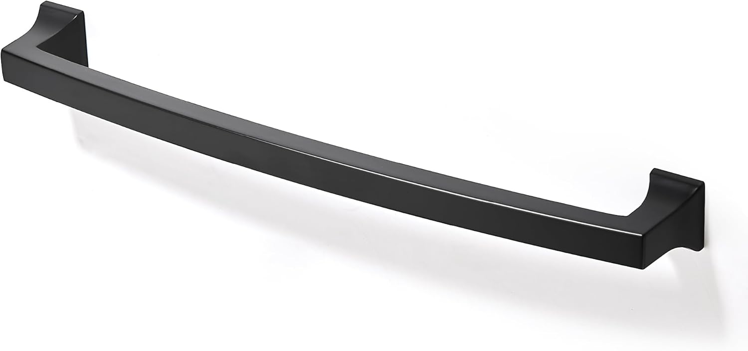 TUNNY 5 Pack Matte Black Cabinet Handles for Kitchen & Bedroom