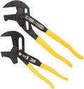 Plier Wrench Set 7-in and 10-in Adjustable Pliers - High Leverage
